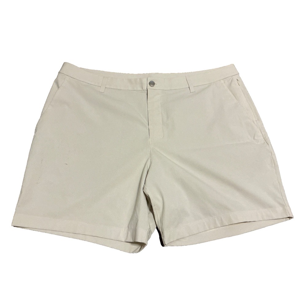 Lululemon ABC Shorts Men's 40 x 7" Warpstreme Ivory Commission Performance Chino